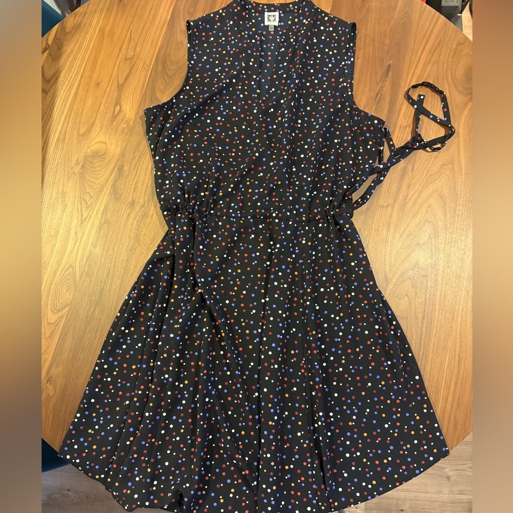 Anne Klein Multicolor Polka Dot Dress